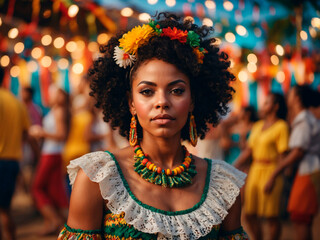 Vestida de História: Mulher Brasileira na Festa Junina
