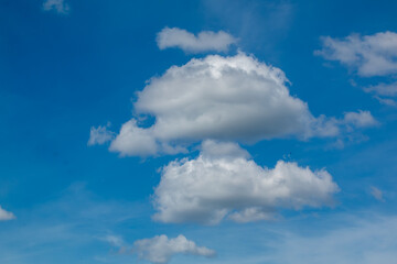 blue sky and clouds