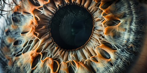 macrophotography of a human retina