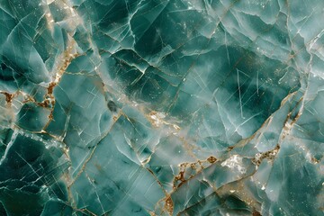 Emerald green marble texture. Abstract background with veins. Natural stone pattern