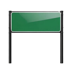 Obraz premium Road sign isolated on transparent background