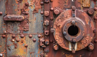 The ravages of time, rust and Corrosion on Deserted Machinery