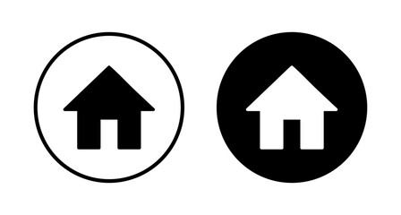 Home icon vector isolated on white background. House vector icon. Address