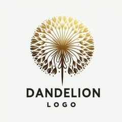 Logo Inspired by the Beauty of Dandelion Flower: Symbol of Freedom and Creativit