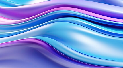 3d rendering of abstract flowing wavy liquid background