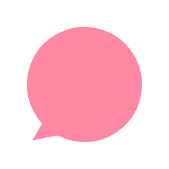 comic speech bubble isolated on white background