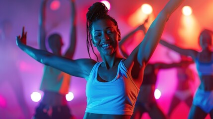 Celebrate the joy of movement and dance your way to health with a lively Zumba class filled with energetic music and vibrant choreography