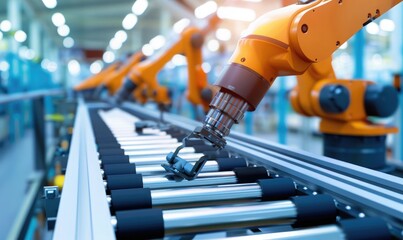 Mechanical limbs enhancing production lines