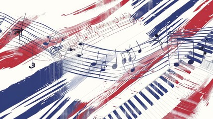 A mix of tracks blending to create rich harmony, Ai Generated