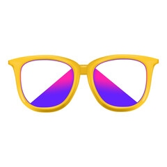 Modern sunglasses illsutration on white background