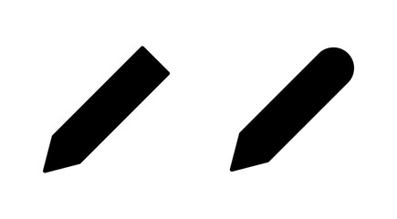 Pencil icon set. pen symbol. edit icon vector