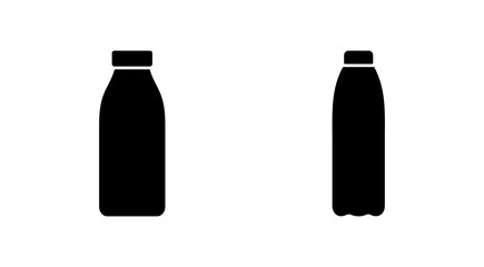 Bottle icon set. bottle vector icon