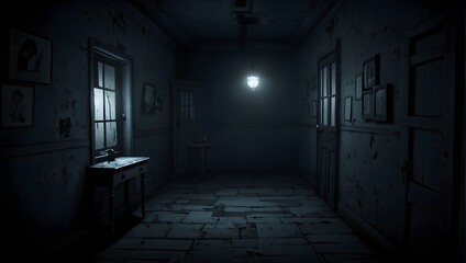 Unravel the eerie mysteries lurking within the shadows of a cartoon dark sight where every corner holds a secret ai_generated
