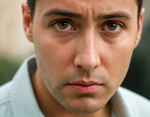 Fototapeta premium man with sad look