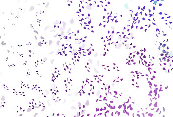 Light purple vector texture with random forms.