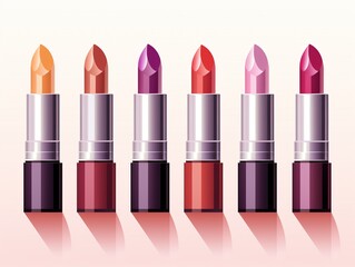 Obraz premium Find the perfect shade of lipstick. Choose from a variety of colors and finishes.