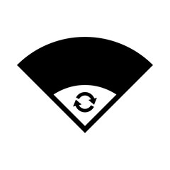 Wifi status icon Vector illustration