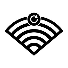 Wifi status icon Vector illustration