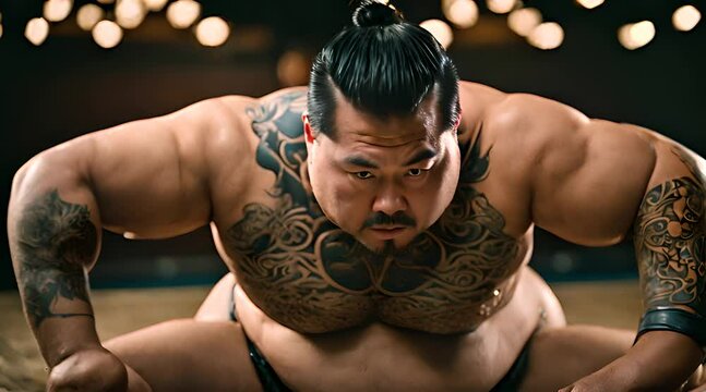 The Journey of a Japanese Sumo Wrestler. Strength and Honor