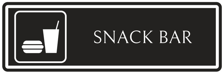 Snack bar sign