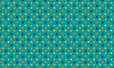 Flat Design Seamless Pattern Wallpaper Background