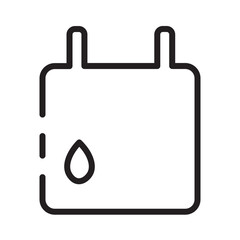 Bag Blood Donate Line Icon