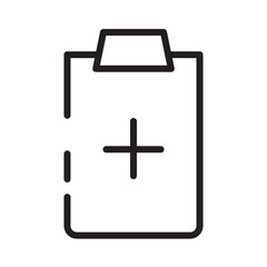 Fototapeta premium Bag Blood Donate Line Icon