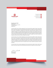 Vector Corporate business letterhead design template ready for print CMYK