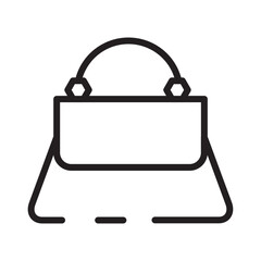 Bag Online Shop Line Icon