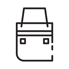 Bag Retail Shop Line Icon