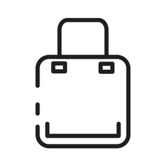 Bag Retail Shop Line Icon