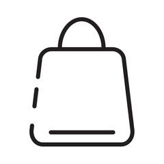 Shop Shopping Bag Line Icon