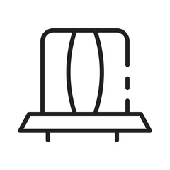 Chair Seat Sofa Line Icon