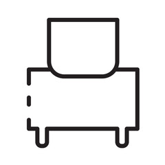 Furniture Seat Sofa Line Icon