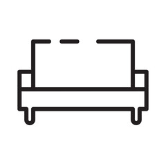 Couch Furniture Sofa Line Icon