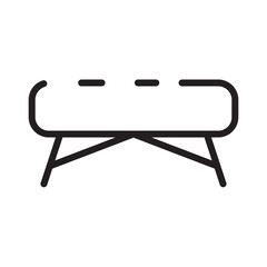 Lounge Seater Sofa Line Icon