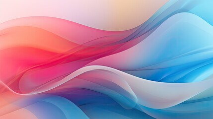 Fototapeta premium Abstract colorful background with overlapping layers of translucent colors