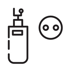 Sewing Tailoring Tool Line Icon
