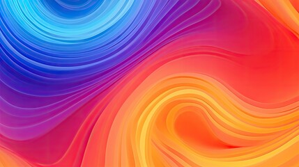Abstract gradient background with swirling vortex patterns