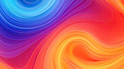 Abstract gradient background with swirling vortex patterns