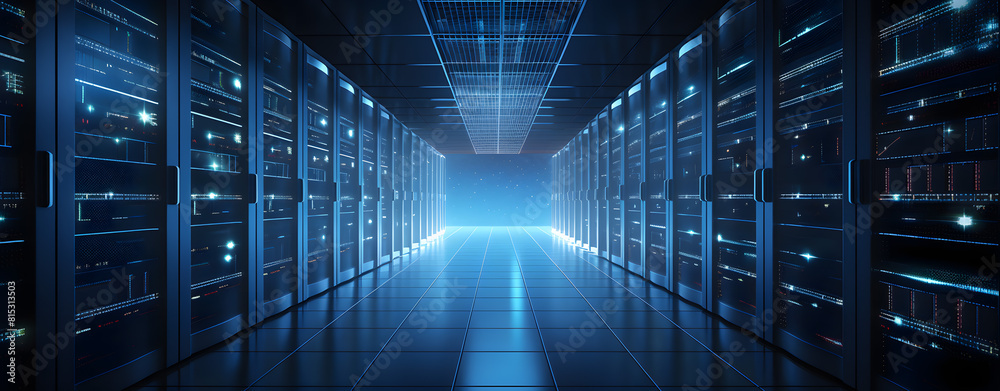 Sticker data server banner data center banner cloud storage banner computer storage banner data server cabin