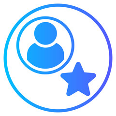 favorite gradient icon