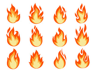 Blaze Fire Flame Background Illustration