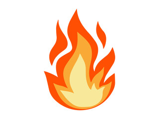 Fire Flame Burning Background Illustration
