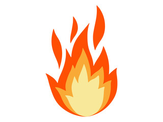 Fire Flame Burning Background Illustration
