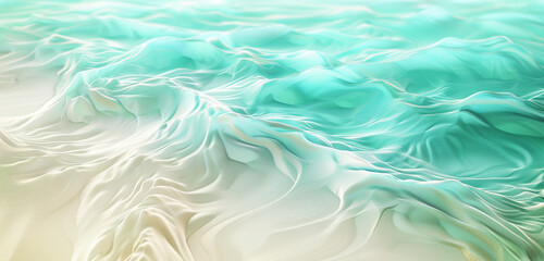 Gentle and serene, this light aquamarine and sandy abstract background evokes a peaceful beachside morning.