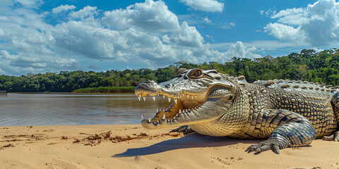 a crocodile, generative AI