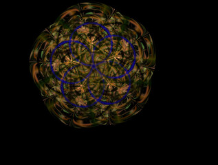 Imaginatory fractal abstract background Image