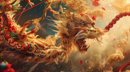 SEASONAL IMAGE a classic Japanese straw rope a vibrant kite and an exquisite battledore all symbolizing the joyous festivities of New Year s Day