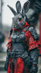 Hare With Chinese Armor in Ancient